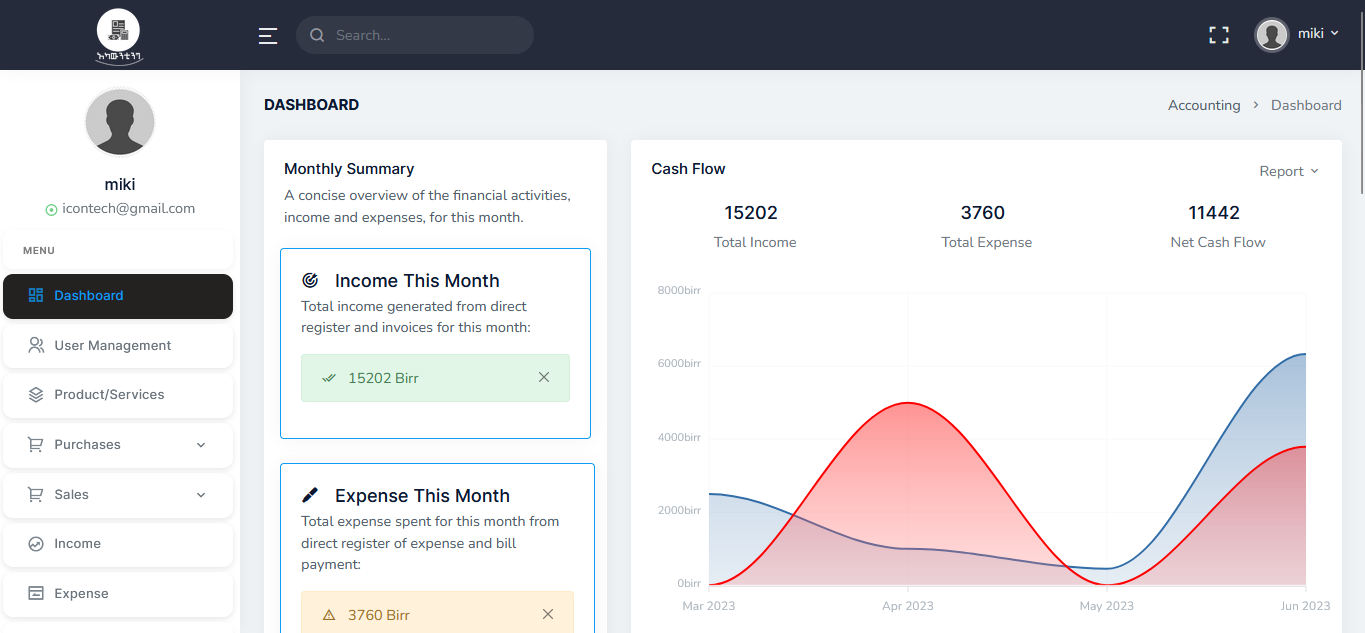 Accounting: Financial and accounting management platform